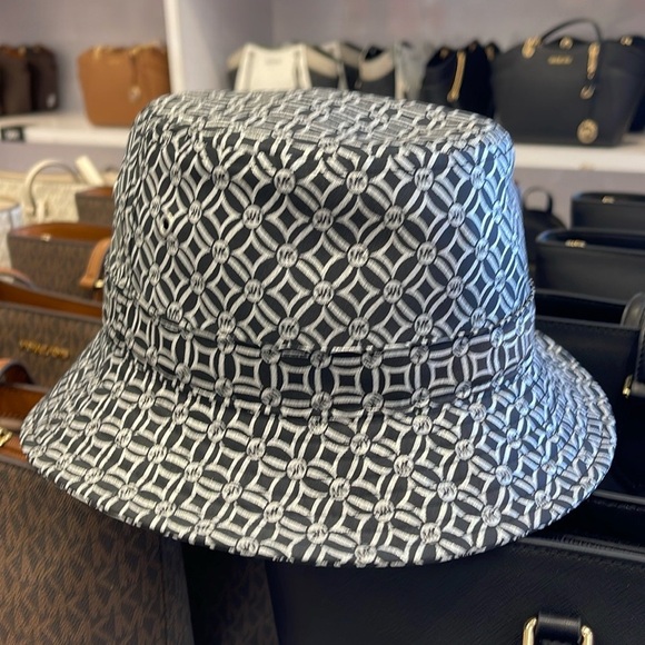 Michael Kors Accessories - Michael Kors Women’s MK Logo Jacquard Bucket Hat
Black
NWT